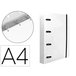 Liderpapel Carpeta con recambio A4 Cuadro 5mm 100 Hojas 80g Polipropileno 4 Anillas 40mm Transparente Precio: 6.50000021. SKU: B1KEFRHTYD