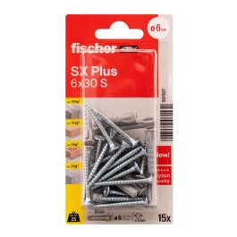 Blister taco+tornillo sx ø6x30mm sk nv 15 unid. 567827 fischer Precio: 3.88999996. SKU: S7901946