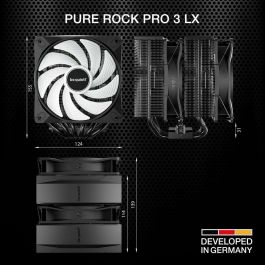 Be Quiet! PURE ROCK PRO 3 LX Cooler Black