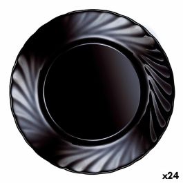 Plato de Postre Luminarc Trianon Negro Vidrio (Ø 19,5 cm) (24 Unidades) Precio: 44.5000006. SKU: S2709058