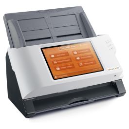 Plustek Escáner A280 Enterprise, Resolución 600x600 DPI, Escaneo Dúplex a Color, Velocidad 20 ppm, Pantalla 7"