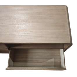 DKD Home Decor Mueble TV Urban Marrón de Madera de Paulownia y Olmo 120 x 40 x 45 cm con 2 Cajones