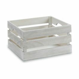 Caja Decorativa Blanco Madera 31 x 16 x 21 cm (18 Unidades) Caja Decorativa Blanco Madera 31 x 16 x 21 cm (18 Unidades)