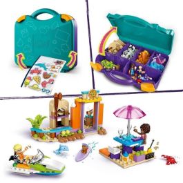 Juego de construccion playa creativa y maleta de viaje lego friends