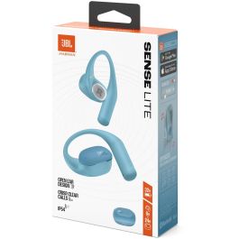 JBL Sense Lite Auriculares Inalámbricos de Gancho de Oreja, IP54 Resistentes al Agua, Intraaurales, Bluetooth 5.4, Azules