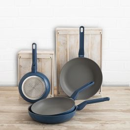 Sartén Quid Baltic Blanco Metal Ø 20 cm (5 Unidades)