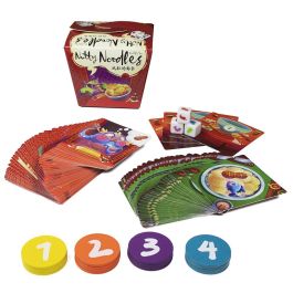 Ludonova Nutty Noodles Juego de Mesa para 6+ Años, Juego de Cartas Cooperativo de 15 Minutos para 2-4 Jugadores