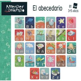 Juego aprender es divertido el abecedario con 81 piezas encajables