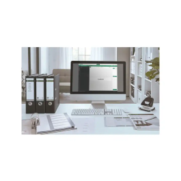 Leitz WOW Separador Numérico Plástico Imprimible 1-12 Juego de 12 DIN A4 Multitaladro Blanco/Negro