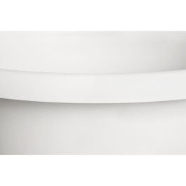 ELHO ELH8711904535063 Maceta Amiga Redonda 25 Blanca para Exterior 100% Reciclada L 25 x A 24,5 x A 18 cm