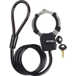 Master Lock 8275EURDPRO Cable antirrobo con esposas de 1 m x 8 mm, acero trenzado de vinilo para bicicletas y patinetes Precio: 37.98999974. SKU: B1B2FNS6PK