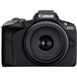 Canon EOS R50 MILC Cámara Negra Kit RF-S 18-45mm 24.2 MP 4K Precio: 777.49999943. SKU: B1D4LMA3ZW