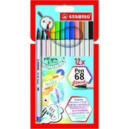 Stabilo Rotuladores Pen 68 Brush C-Surtidos Estuche 12 Ud Precio: 14.58999971. SKU: S8417611