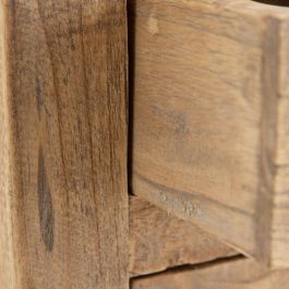 Mesita Natural Madera Mindi Dormitorio 40 X 30 X 72 cm