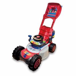 Triciclo Infantil de Plástico 2 en 1 Convertible en Tractor y Cortacésped Rojo para Niños de 12 a 36 Meses con Sonidos y Luces
