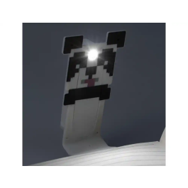 Wondee Lámpara de Lectura Minecraft Panda LED, Inspirada en Videojuego, Accesorio Oficial para Fans