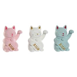 DKD Home Decor Hucha Infantil Decorativa Gato Suerte de Resina, Pack de 3 Unidades Surtidas en Rosa, Azul y Blanco - 9.5x16x12 cm Precio: 18.69000001. SKU: B1HR4W79N8