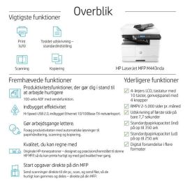 HP LaserJet MFP M443nda Láser
