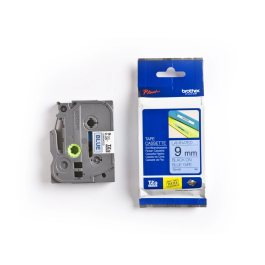 BROTHER Cinta laminada azul/negro 9mm, 8m