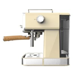 Cecotec 01629 Cafetera Eléctrica Semi-automática Espresso 1350W 20 Bares 1.5L con Vaporizador y Manómetro