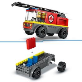 LEGO 60463 Camión de Bomberos con Escalera LEGO City, Set de Construcción para Niños 4+ años