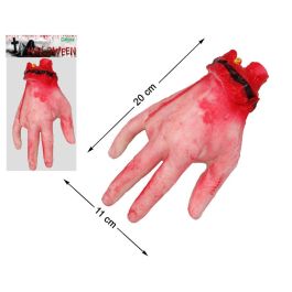 Mano Sangrienta Halloween Decoración Aterradora para Fiestas y Casa 20x12 cm Roja Adultos Precio: 1.49999949. SKU: B1FKGSLR6Q
