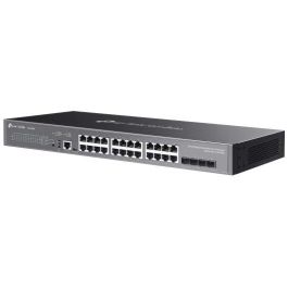 TP-Link SG5428X Switch Gestionado L3 Gigabit Ethernet 24 Puertos (10/100/1000) con Soporte 10G y Montaje en Rack Negro