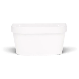 Garden Id Maceta de pared 05012101 - Blanco 36 x 16 cm con Reserva de Agua y Sistema de Rebosadero Precio: 27.50000033. SKU: B1JRG73V8L