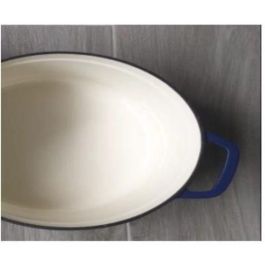 GSW - Blue Magic - Cocotte - 33 x 26 cm - Hierro fundido - Azul - Todas las fuentes de calor, incluida la inducción GSW - Blue Magic - Cocotte - 33 x 26 cm - Hierro fundido - Azul - Todas las fuentes de calor, incluida la inducción