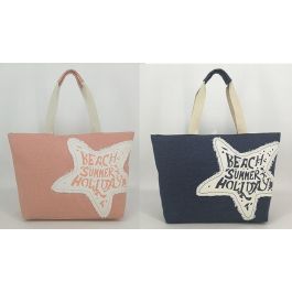 Bolso Mediterraneo DKD Home Decor Coral Azul 16 x 38 x 54 cm (4 Unidades) Precio: 43.49999973. SKU: B1FBYLMFDE