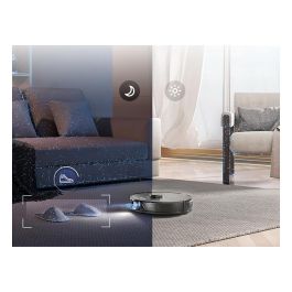 Roborock S8+ Robot Aspirador y Fregador con Estación de Autovaciado, Negro, Potencia 6000 Pa, LDS, Wifi