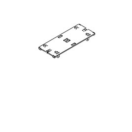 JBLPRO Tapa de Accesorio y Plataforma con Ruedas, Ancho 20 cm, Alto 6 cm, Largo 49 cm