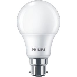 Philips Bombilla LED 8719514451278 60W B22 Blanco Cálido Mate No Regulable Pack 3 Unidades