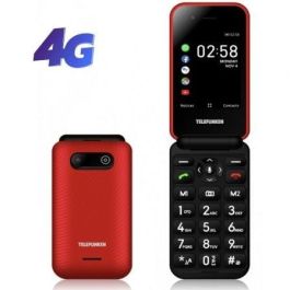 Teléfono Móvil Telefunken S760 para Personas Mayores/ Rojo Teléfono Móvil Telefunken S760 para Personas Mayores/ Rojo