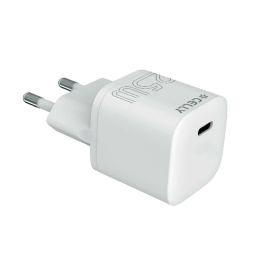 Cargador de Pared Celly UCTC1USBC25WWH 25 W Blanco Cargador de Pared Celly UCTC1USBC25WWH 25 W Blanco