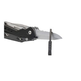 True Multiherramienta Outdoor Supervivencia Emergencia Cuchillo Varilla Ferrocerio Alicates Sierra Bolsa Nailon