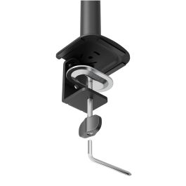 Neomounts DS60-600BL1 Soporte Monitor, 10-32", 0-8 kg, Brazo de Movimiento Completo, Antirrobo, Negro