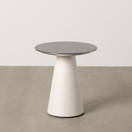 Mesita Blanco y Negro Metal Decoración 50 X 50 X 55 cm Precio: 189.002. SKU: B1AXS5QYPW