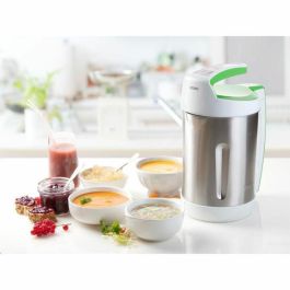 Domo DO705BL Batidora de Sopa Eléctrica para Purés y Cremas, con 6 Programas Predefinidos y 800W de Potencia, Jarra de 2 Litros Domo DO705BL Batidora de Sopa Eléctrica para Purés y Cremas, con 6 Programas Predefinidos y 800W de Potencia, Jarra de 2 Litros