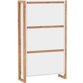 Denver Zapatero 49A DENVER003994 Blanco / Roble 70 x 25 x 125 cm Precio: 140.59000043. SKU: B16JCBMQSY