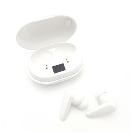Auriculares Bluetooth True Wireless Anc Blancos ELBE ABTWS-005-B