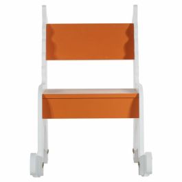 Silla mecedora Alexandra House Living Blanco Naranja Madera MDF 33 x 55 x 51,5 cm Infantil Jirafa