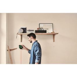 Bosch Atino Medidor láser de línea para una alineación perfecta de objetos, fácil fijación a pared con almohadilla de gel o alfileres