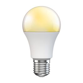 Muvit Bombilla inteligente Io A60 E27 8W, control por app, regulable, compatible con asistentes de voz