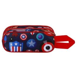 Karactermania Estuche Portatodo Doble 3D Capitán América Patriot 22 x 8 x 9,5 cm