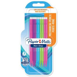 Paper Mate Non-Stop - Lápiz mecánico de 0.7mm con borrador, minas HB, colores surtidos (Paquete de 12) Precio: 22.58999941. SKU: B1JT2KE8MB