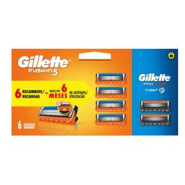 Gillette Fusion 5 Pack 4 Recargas + 2 Recambios Proglide Cuchillas para Hombre (6 Unidades) Precio: 20.50000029. SKU: B1AD7CZ6B3