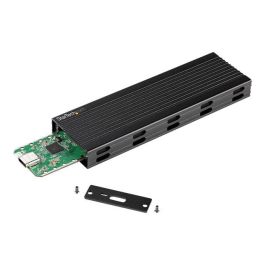 StarTech.com Sm2E1Bmu31C Carcasa Externa USB-C 10Gbps para Disco Duro M.2 NVMe o SATA SSD, Compatible 2230/2242/2260/2280