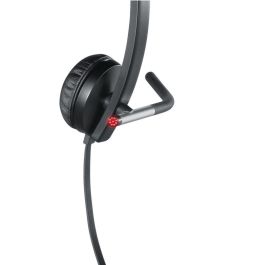 Logitech Auriculares con Micrófono H650E, Cancelación de Ruido, Compatibles con Skype, USB