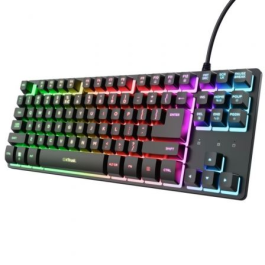 Trust Gaming GXT 833 Thado Teclado Gaming Mecánico TKL Tenkeyless 87 Teclas, Retroiluminación RGB, Antighosting 10-Key, Cable 1.8 m, 25888 Precio: 34.9569. SKU: B183QT3X9F